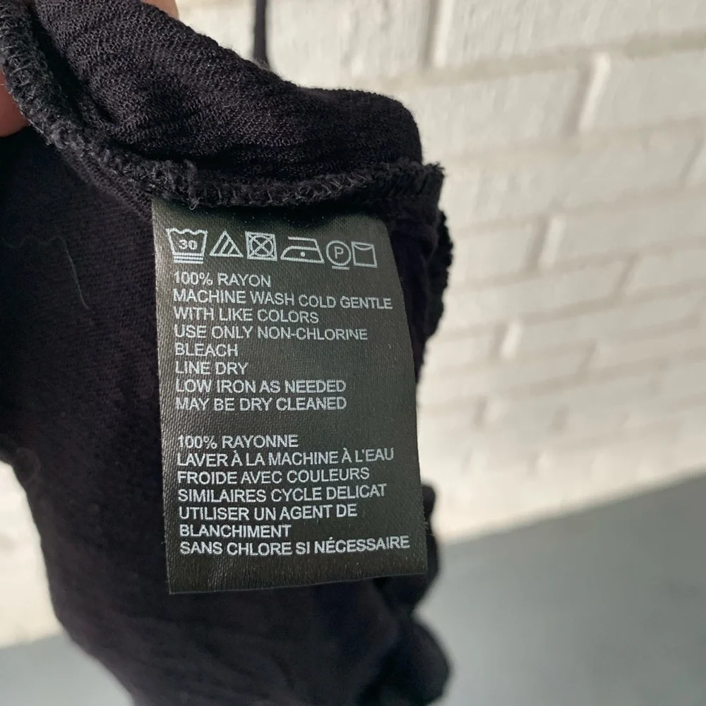 Urban Outfitters Black Thin Racerback Tank Top XSP - Picture 9 of 10